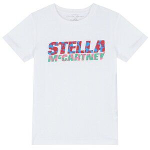 NWT Stella McCartney Kids Floral Stella Logo Tee